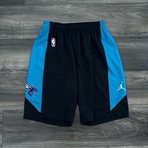 NBA Authentics Jordan Charlotte Hornets Engineered Practice Warmup Shorts Medium